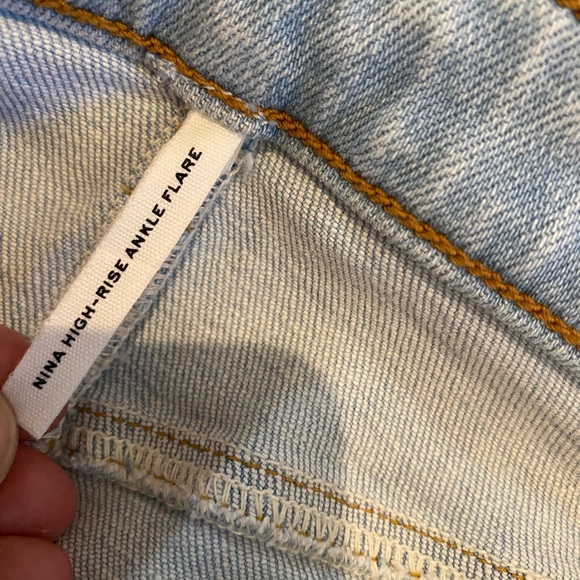 Rag & Bone Nina High Rise Ankle Flare in Sunset size 30 - Picture 9 of 10